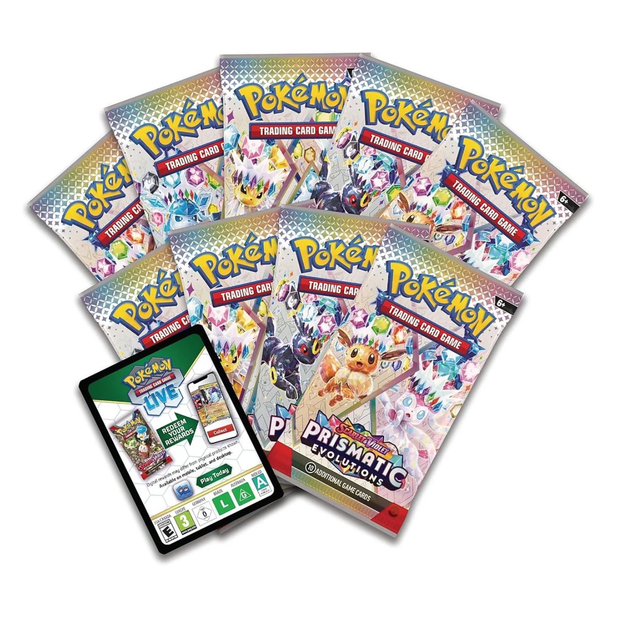 Pokemon Prismatic Evolution Elite Trainer box