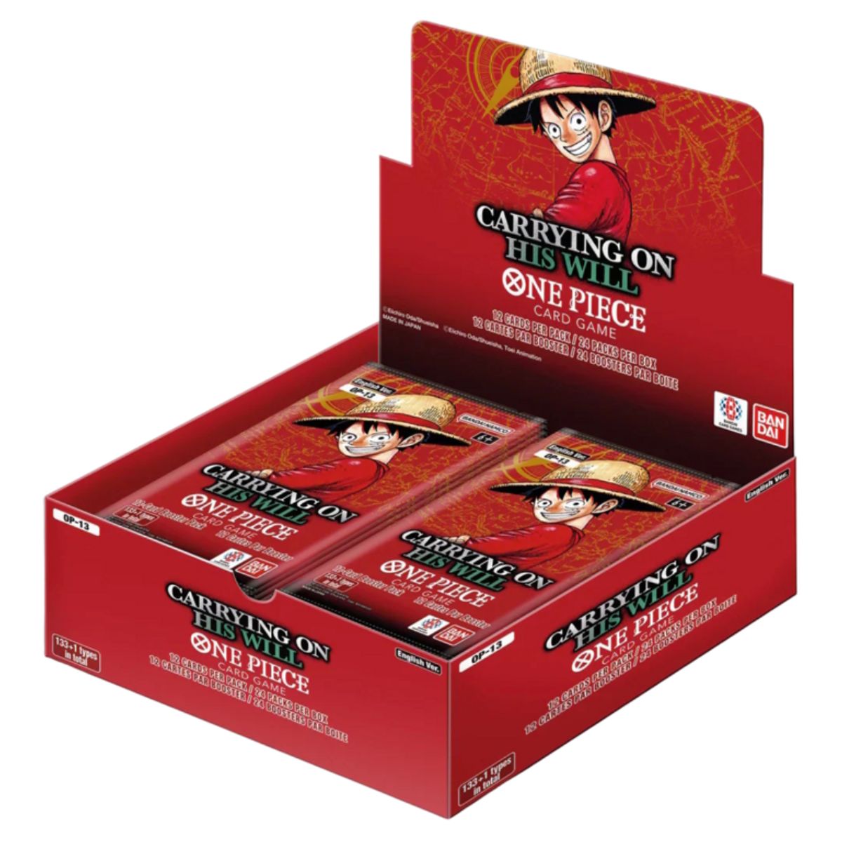 One Piece TCG - Carrying on His Will (OP13) - Booster Box  Collectors  Kingdom