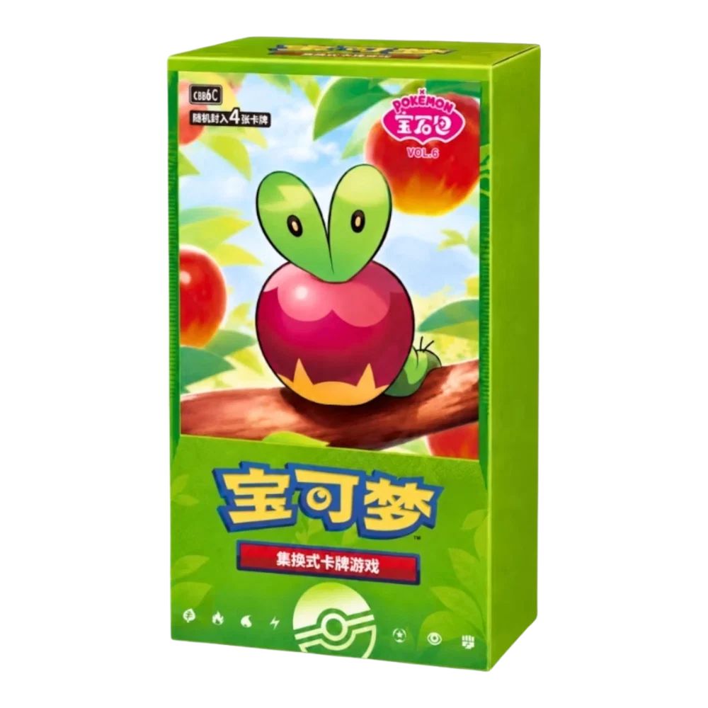 Gem 6 Booster box featuring apple