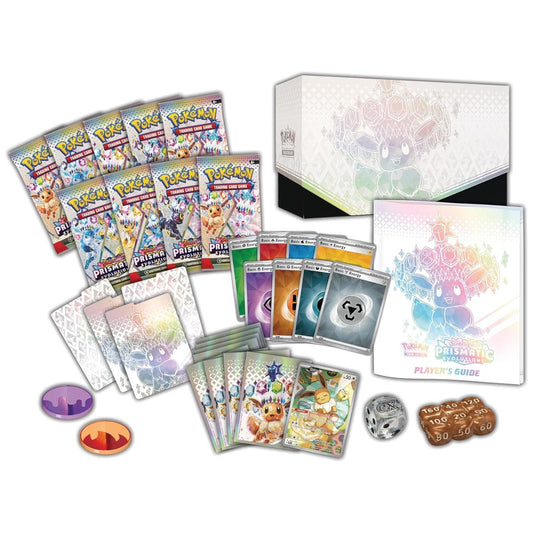 Pokemon Prismatic Evolution Elite Trainer box