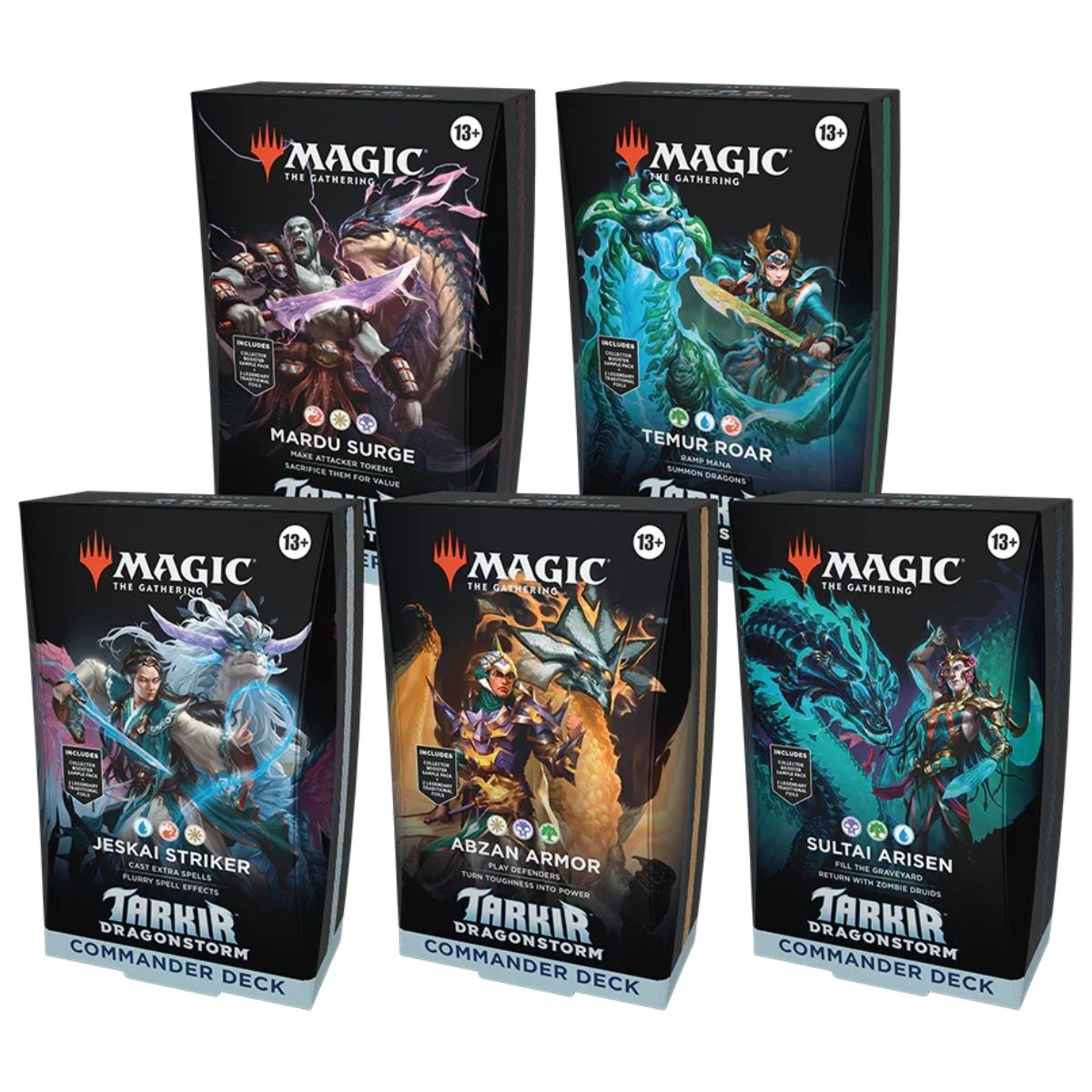 Magic the Gathering: Tarkir Dragonstorm - Commander Deck Bundle (EN) (5ct)