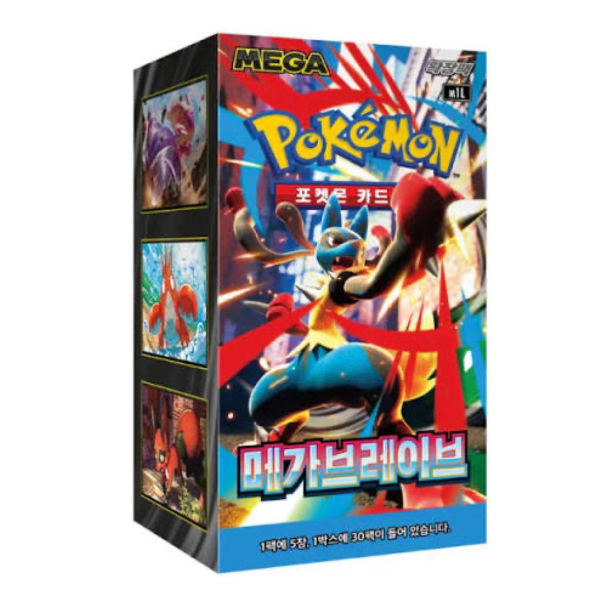 Pokemon Mega Brave M1L Korean Booster Box Collectors Kingdom Pokemon Mega Brave M1L Korean Booster Box Collectors Kingdom