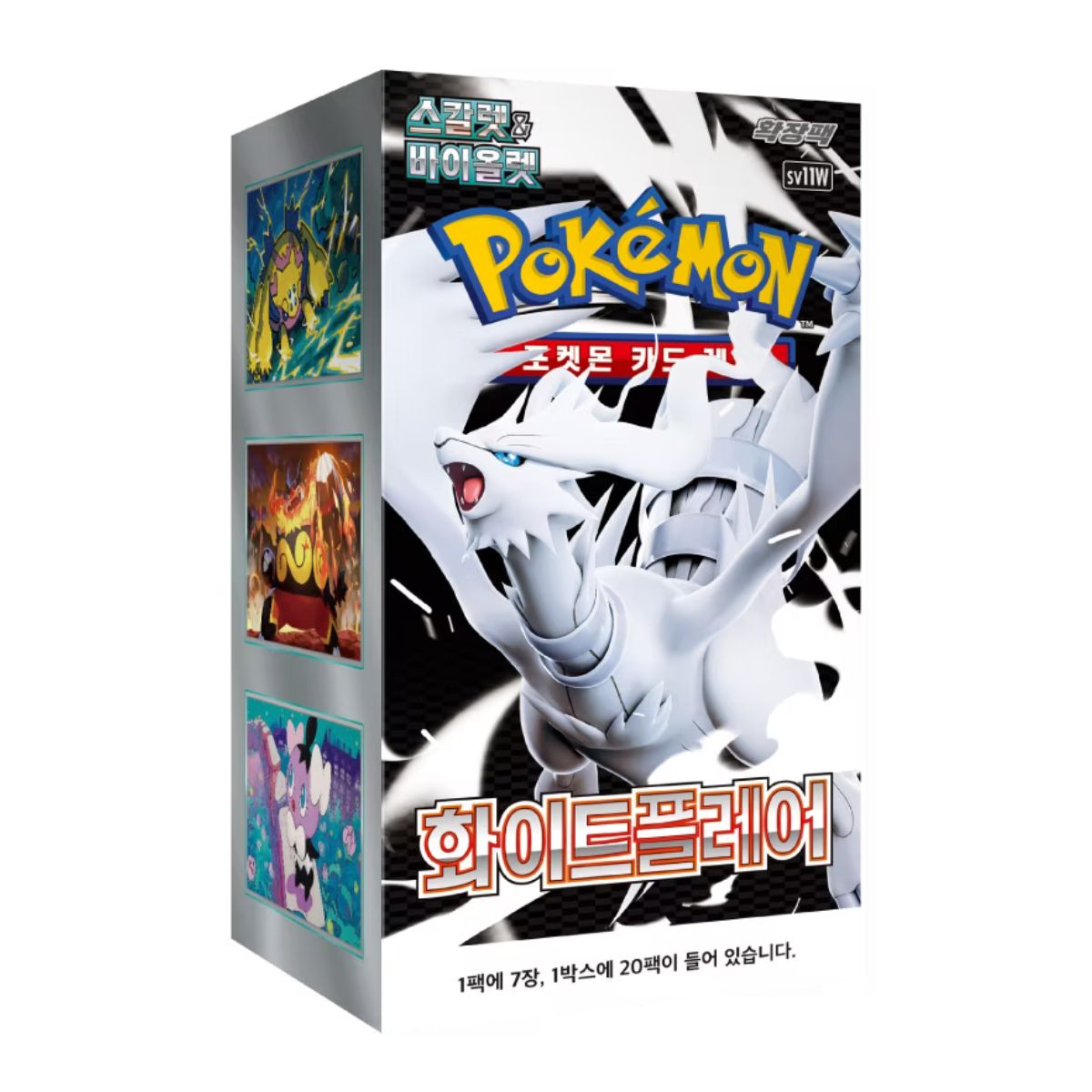 Pokemon White Flare SV11W Korean Booster Box Pokemon White Flare SV11W Korean Booster Box