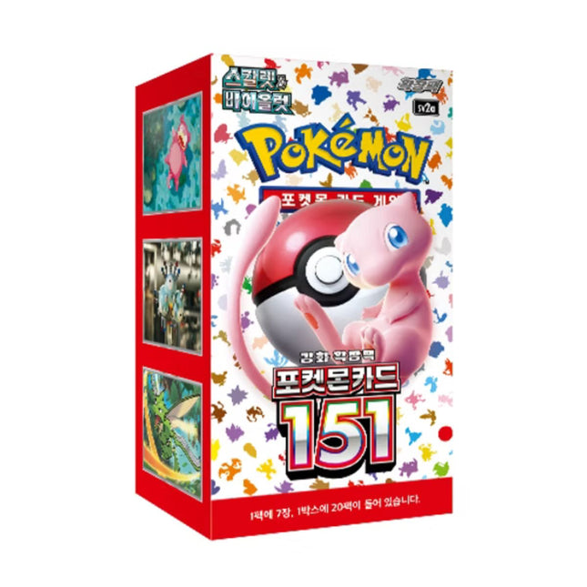 Pokémon 151 [sv2a]: Korean Booster Box (20 Packs)