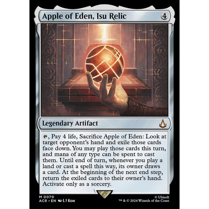 Apple of Eden, Isu Relic, a chase card from English Magic: The Gathering Assassin's Creed