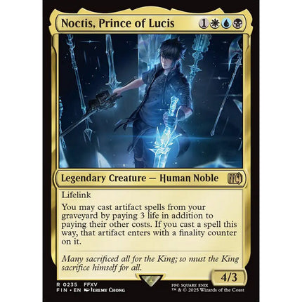 Noctis, Prince of Lucis, a card from English Magic: The Gathering Final Fantasy