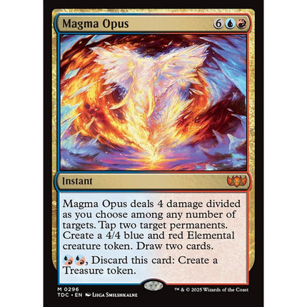 Magma Opus, a card from English Magic: The Gathering Tarkir: Dragonstorm