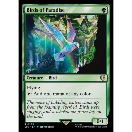 Birds of Paradise, a card from English Magic: The Gathering The Lord of the Rings: Tales of Middle-earth