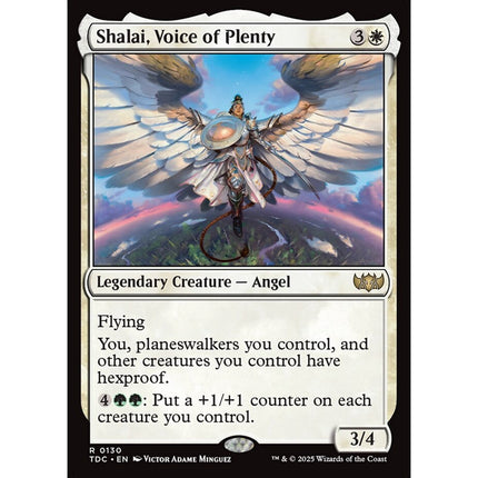 Shalai, Voice of Plenty, a card from English Magic: The Gathering Tarkir: Dragonstorm
