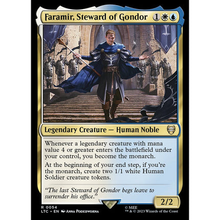 Faramir, Steward of Gondor, a card from English Magic: The Gathering The Lord of the Rings: Tales of Middle-earth