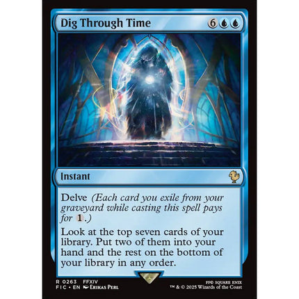 Dig Through Time, a card from English Magic: The Gathering Final Fantasy