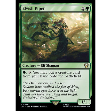 Elvish Piper, a card from English Magic: The Gathering The Lord of the Rings: Tales of Middle-earth
