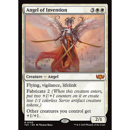 Angel of Invention, a card from English Magic: The Gathering Tarkir: Dragonstorm