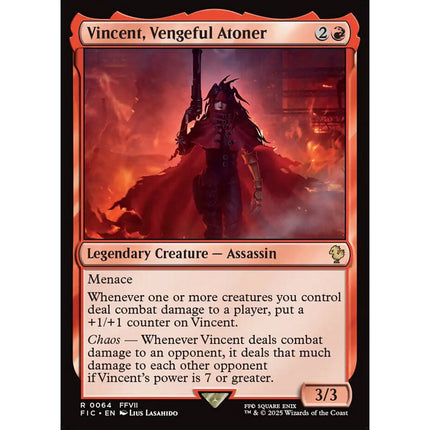 Vincent, Vengeful Atoner, a card from English Magic: The Gathering Final Fantasy