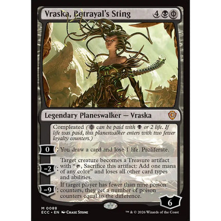 Vraska, Betrayal's Sting, a card from English Magic: The Gathering Lorwyn Eclipsed