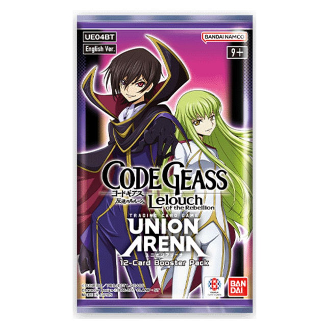 Code Geass Lelouch Of The Rebellion [ue04bt] - Union Arena English Version Booster Pack