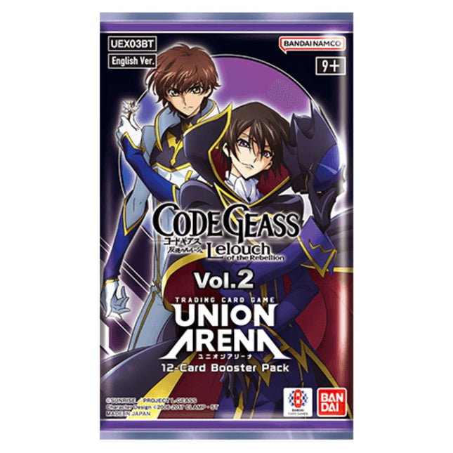 Code Geass Lelouch of the Rebellion Vol.2 [UEX03BT] - Union Arena English Version Booster Pack