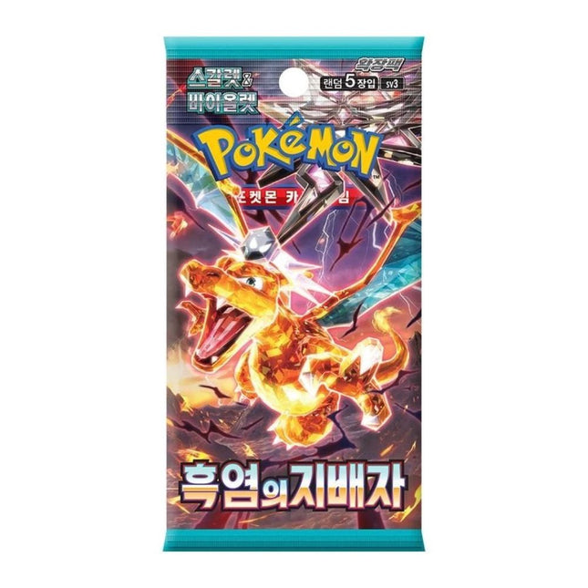 Pokémon Korean Ruler of the Black Flame [sv3]: Booster Pack