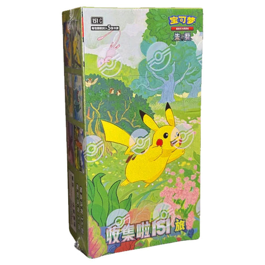 Pokemon Collect 151 Journey Simplified Chinese Slim 151c Booster Box