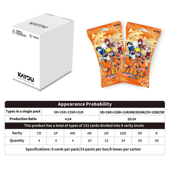 Kayou - Naruto Smriti Collectible Cards - Earth Scroll Sleeved Booster Pack