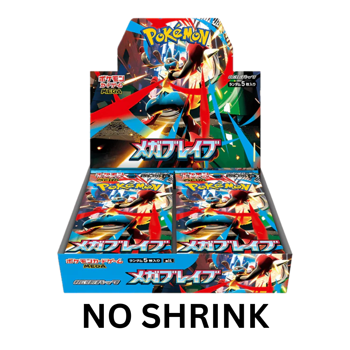 Pokemon Mega Brave M1L Japanese Booster Box *NO SHRINK*