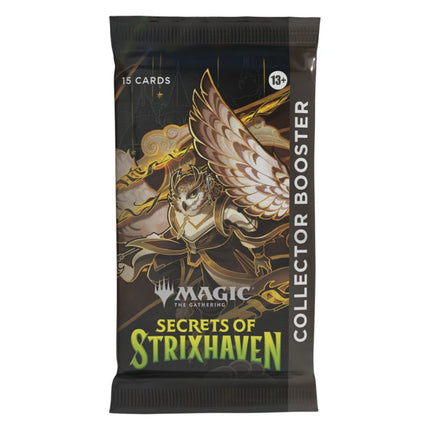 Magic: The Gathering Secrets of Strixhaven Collector Booster Pack, front of sealed pack