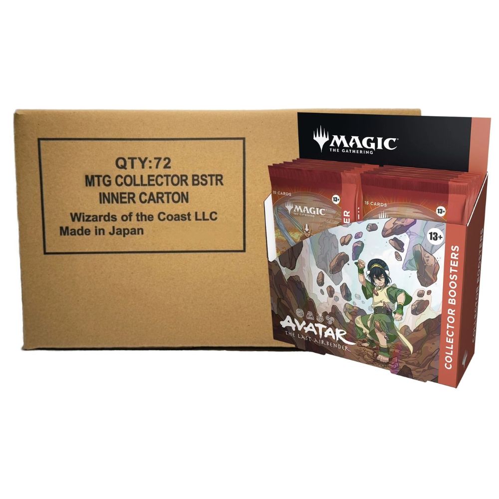 avatar the last airbender mtg collector booster box Magic: Gathering - Universes Beyond - Avatar: The Choose One:DB FIN Jumbo Cactuar ccg youll discover cards that MTG Final Fantasy Collector
