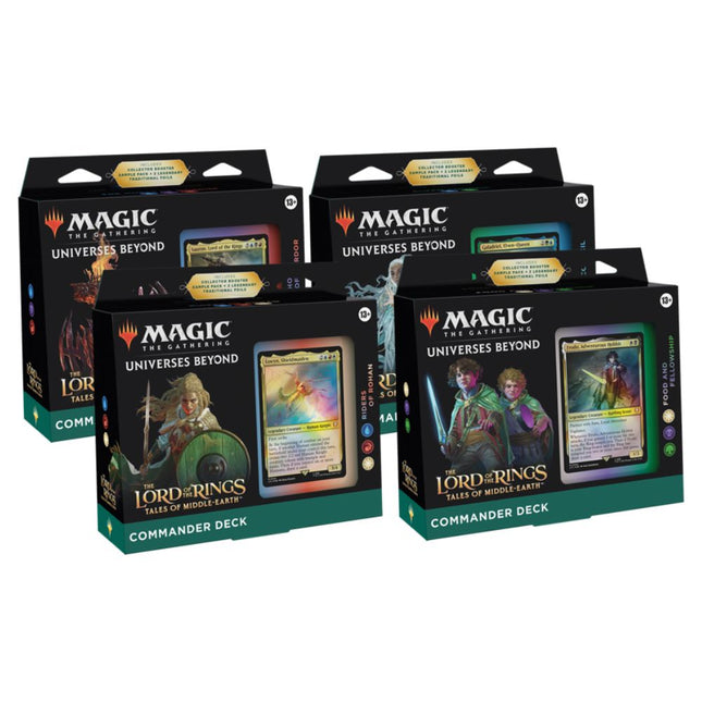 Magic: The Gathering: Tales of Middle-Earth - Commander Deck Set of 4