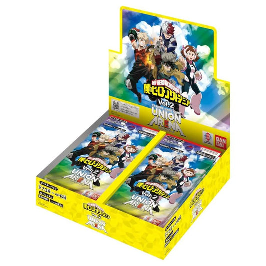 UNION ARENA - MY HERO ACADEMIA VOL.2 - EX06BT - JAPANESE BOOSTER BOX