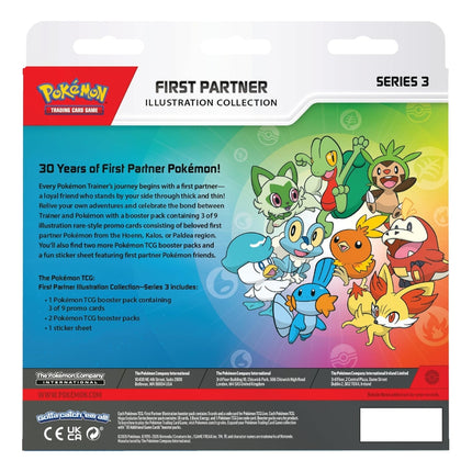 Pokemon First Partner Illustration Collection Box - English Series 3