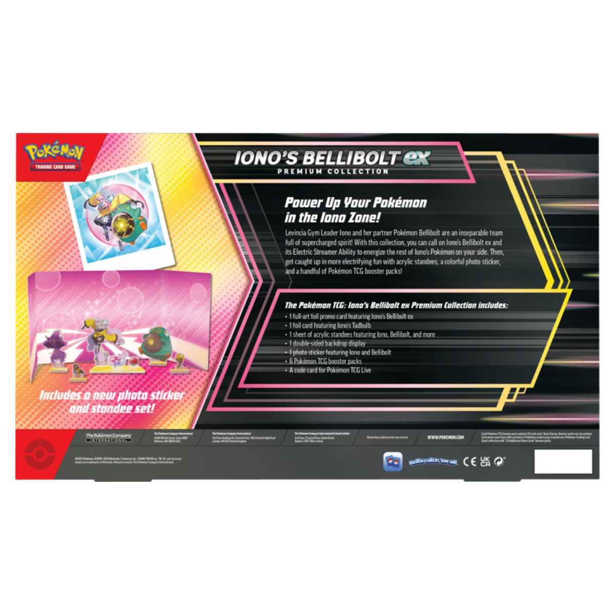 Pokemon Iono’s Bellibolt EX Premium Collection