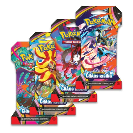 Pokemon Mega Evolution Chaos Rising: Sleeved Booster Pack - Art Set