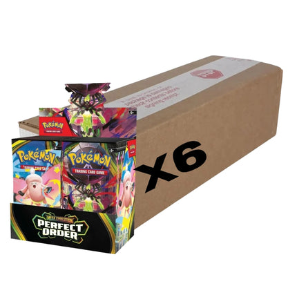 Pokemon Mega Evolution Perfect Order: Booster Box (x6) - Sealed Case