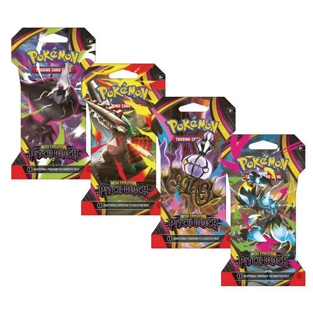 Pokemon Mega Evolution Pitch Black: Sleeved Booster Pack - Art Set