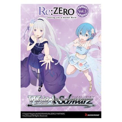 Weiss Schwarz - Re:ZERO - Starting Life in Another World- Vol.3 - English Booster Pack