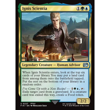 Ignis Scientia, a card from English Magic: The Gathering Final Fantasy