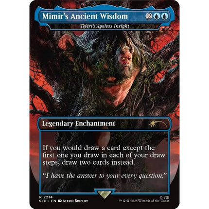 Mimir's Ancient Wisdom SLD 2214, a card from English Magic: The Gathering Secret Lair x God of War