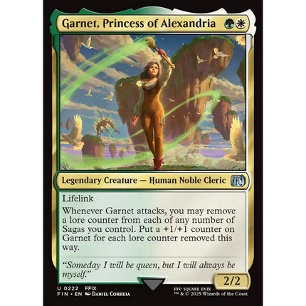 Garnet, Princess of Alexandria, a card from English Magic: The Gathering Final Fantasy