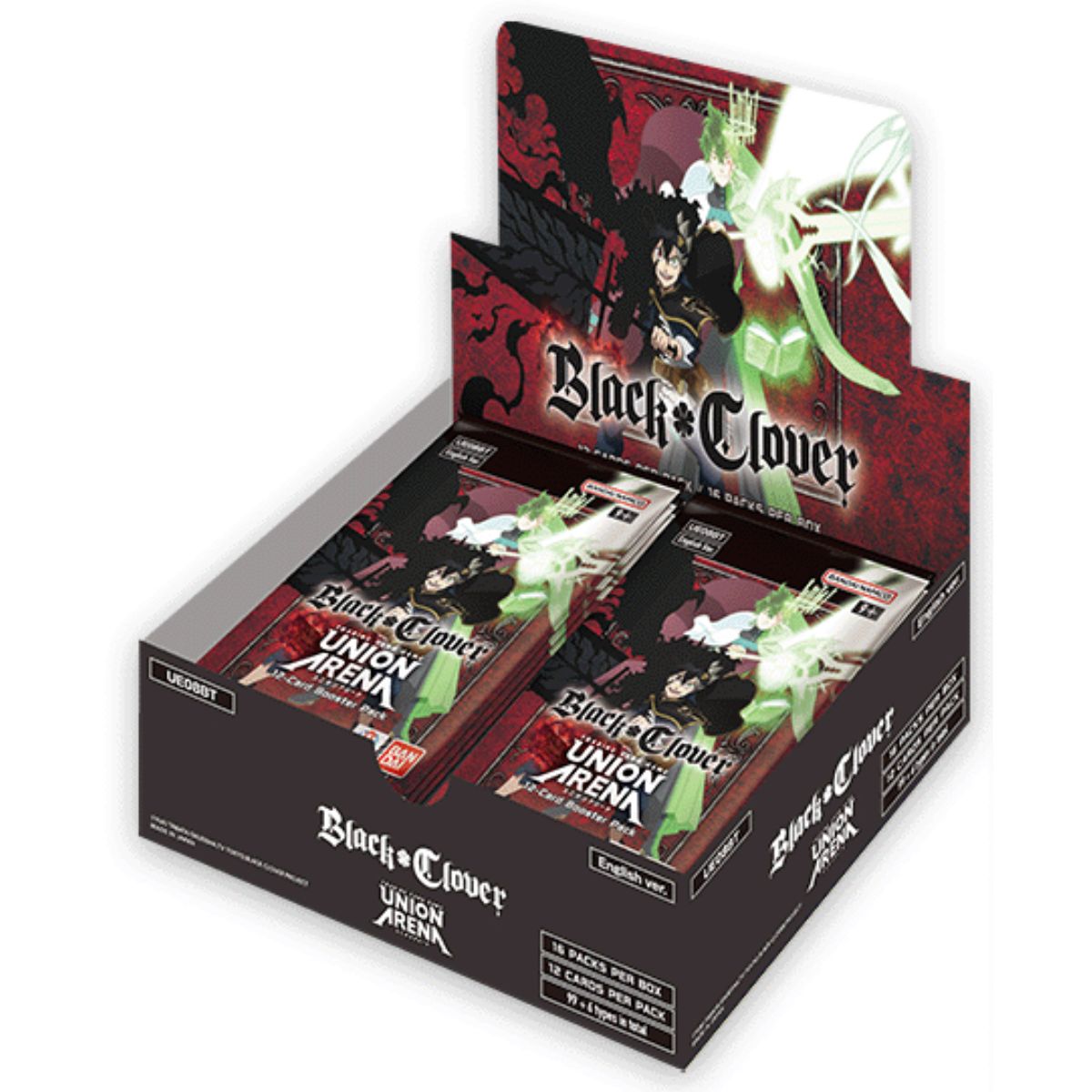 Union Arena Black Clover [UE08BT] - English Version Booster Box