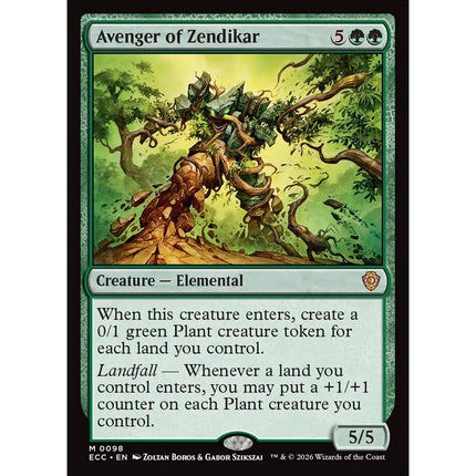 Avenger of Zendikar, a card from English Magic: The Gathering Lorwyn Eclipsed