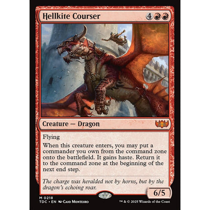 Hellkite Courser, a card from English Magic: The Gathering Tarkir: Dragonstorm