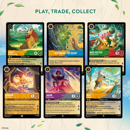 Disney Lorcana Archazia's Island cards to play, trade and collect
