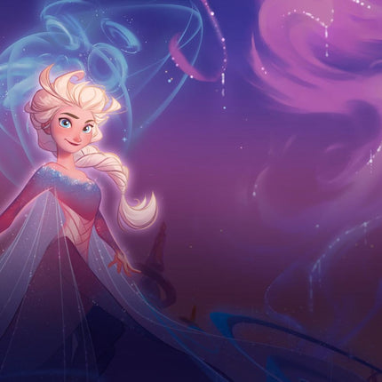Disney Lorcana Shimmering Skies artwork featuring Elsa