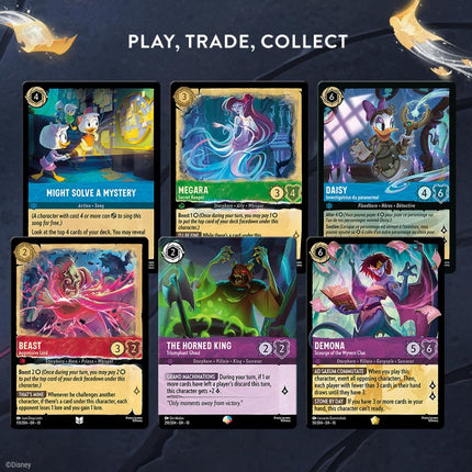 Disney Lorcana Whispers in the Well cards to play, trade and collect