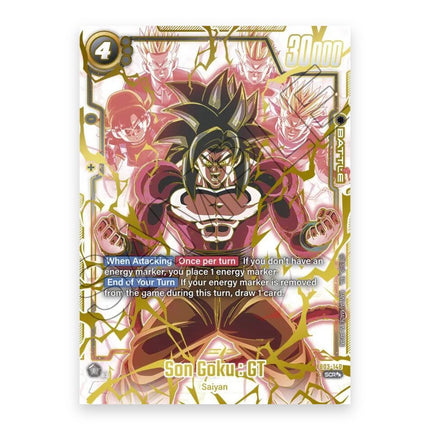 Son Goku: GT FB03-140 Super Alternate Art secret rare from Raging Roar