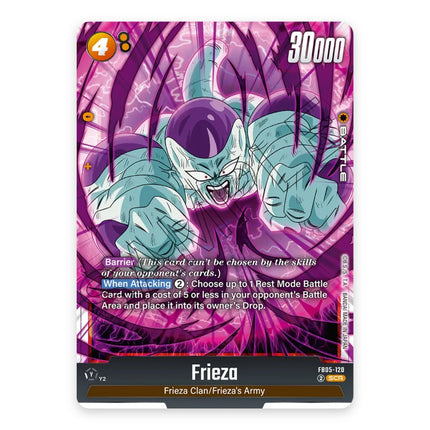Frieza SCR FB05-120, a chase card from English Dragon Ball Super Card Game New Adventure
