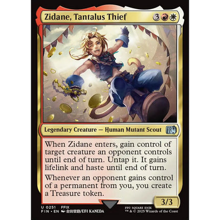 Zidane, Tantalus Thief, a card from English Magic: The Gathering Final Fantasy