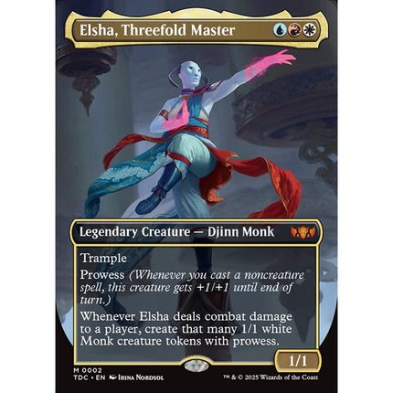 Elsha, Threefold Master, a card from English Magic: The Gathering Tarkir: Dragonstorm