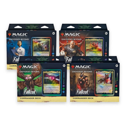 Magic: The Gathering Fallout Commander Deck case of 4