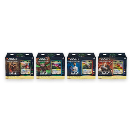 All 4 Magic: The Gathering Fallout Commander Decks